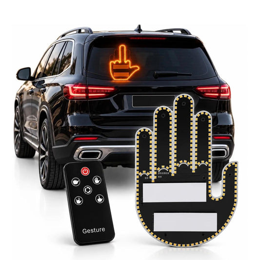Mano LED de gestos para coche con mando